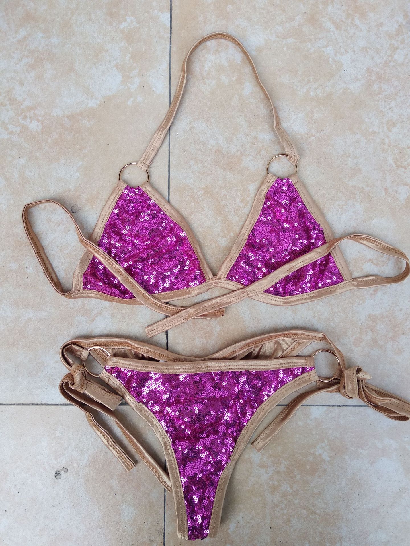 2018夏装新品速卖通ebay亚马逊爆款沙滩海边比基尼泳衣套装女批发