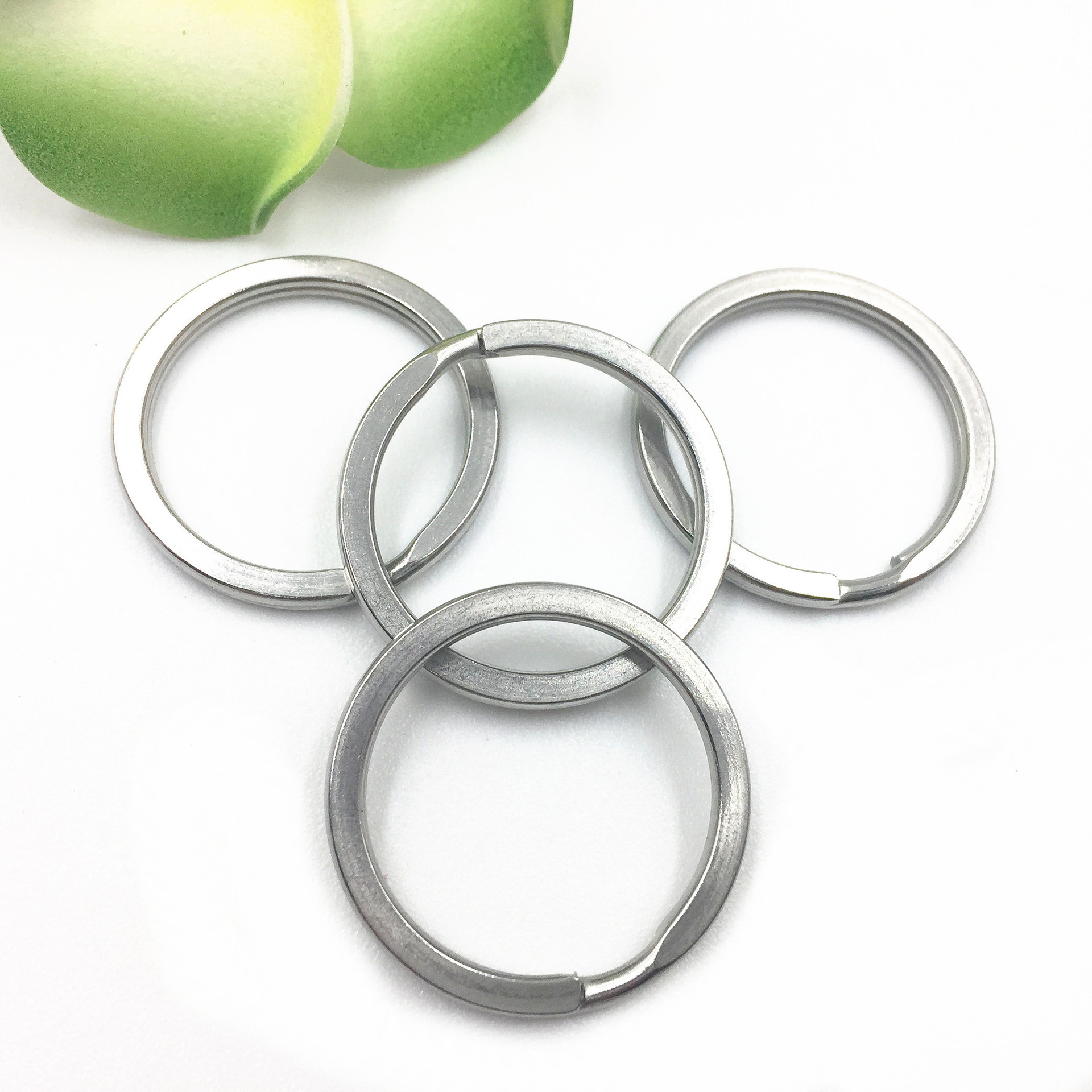 批发供应 304不锈钢钥匙圈 多规格钥匙扣 钥匙环 扁圈 平圈