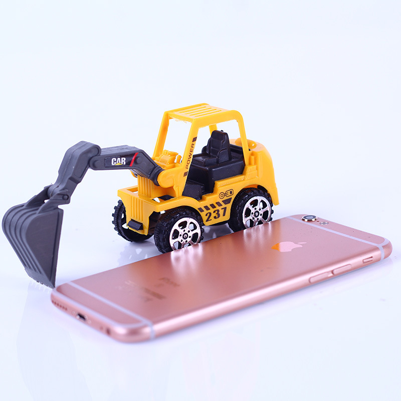 Creative Mini Small Engineering Vehicle Excavator Excavator Novelty Fun Children's Toy Stall Hot Sale