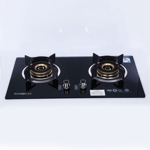 厂家oem燃气灶台式嵌入式钢化玻璃不锈钢熄火保护双灶工程机批发