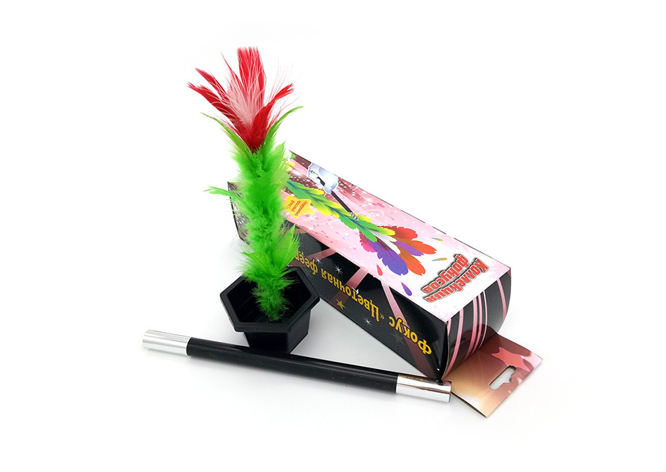 魔棒变花 空棒出花 魔棍变花 儿童魔术玩具 近景舞台魔术道具