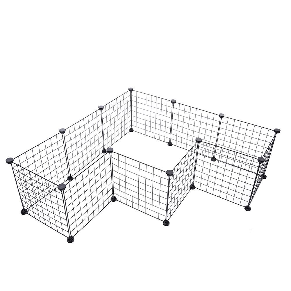 Lightweight Pet Iron Cage Multi-Functional Fence Assembly Super Load-Bearing Changeable Small Medium Dog/Cat Rabbit Fence