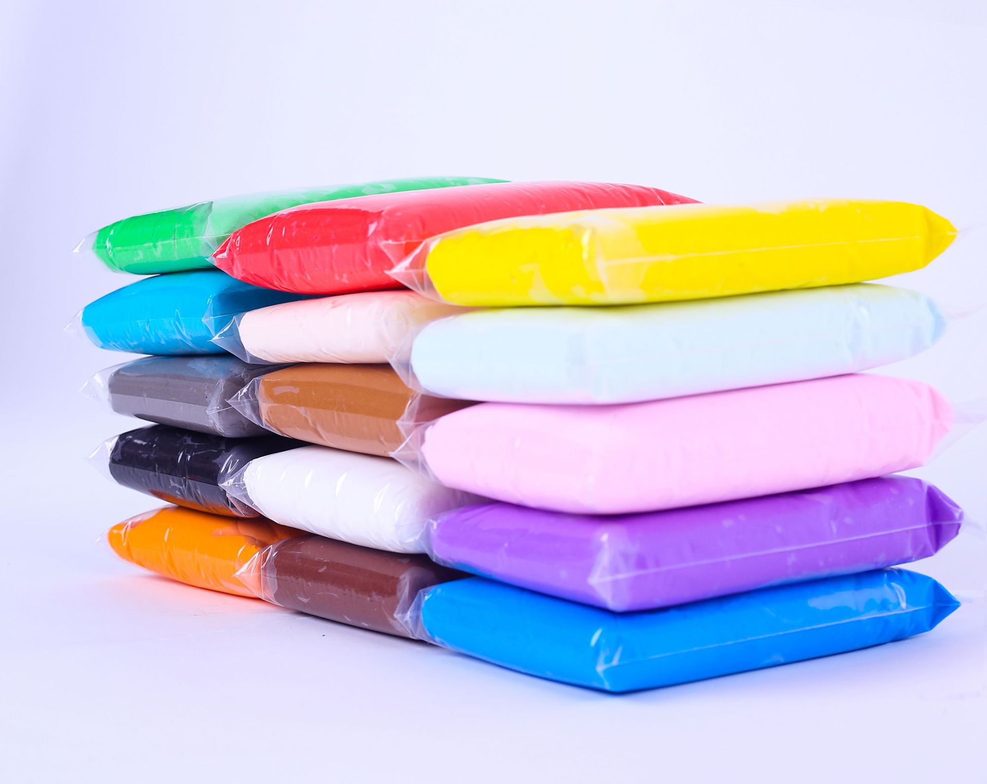 厂家直销超轻粘土环保太空泥橡皮泥100克彩泥儿童diy手工玩具批发