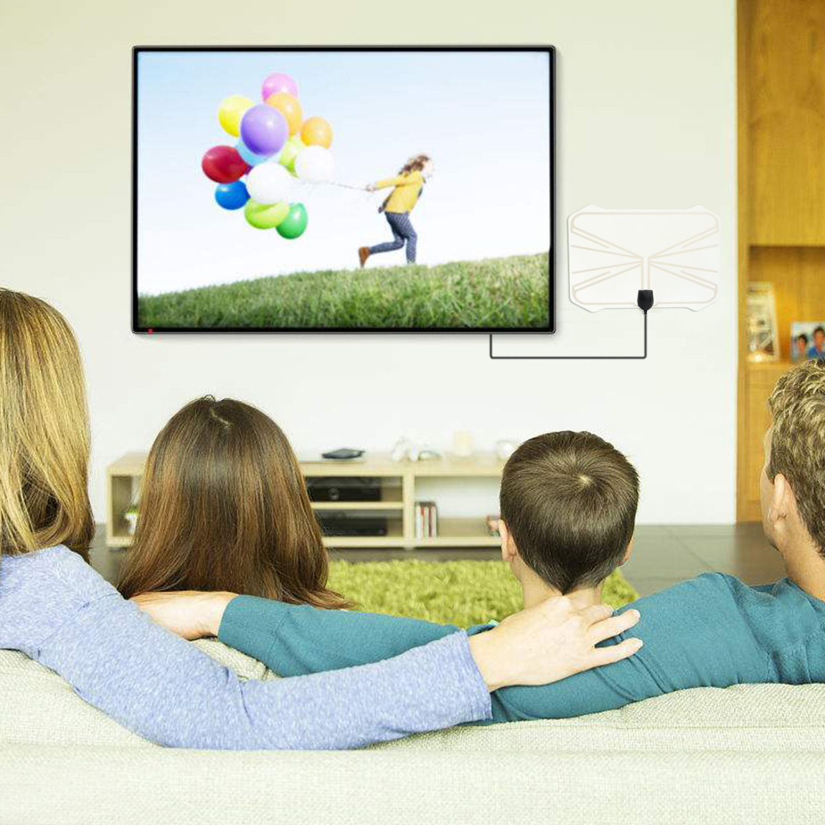 厂家直销欧美hdtv天线高清数字电视天线80miles优质长距离天线260