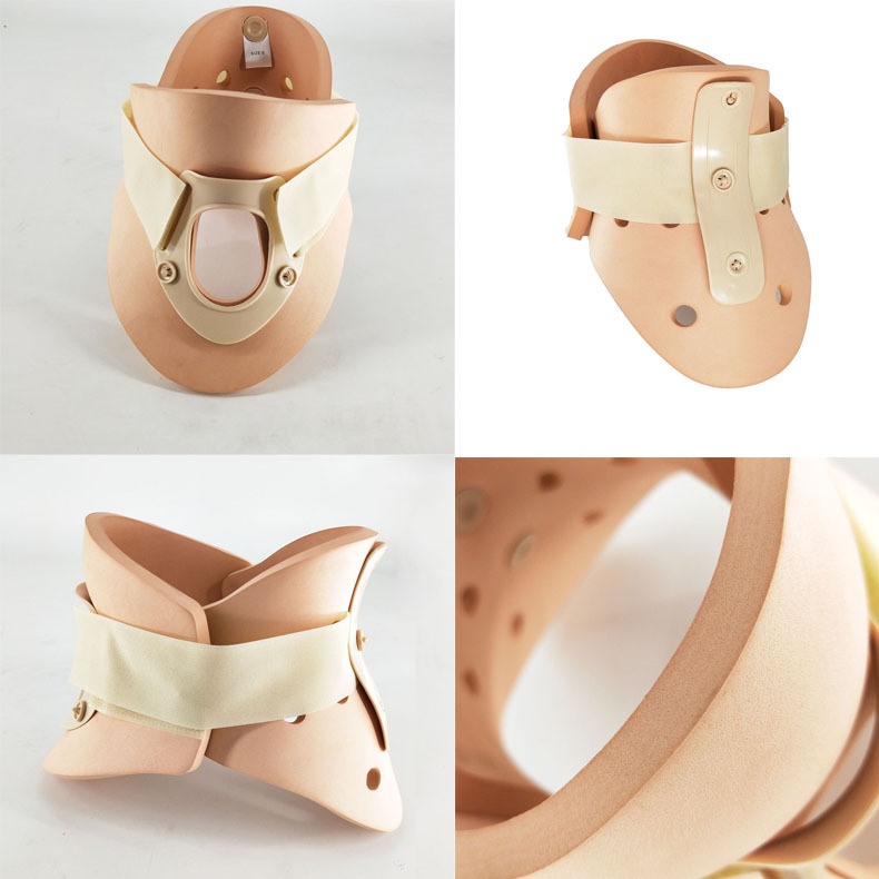 费城护颈高分子材料高档前后分体式颈托医用颈部固定支具康复护具