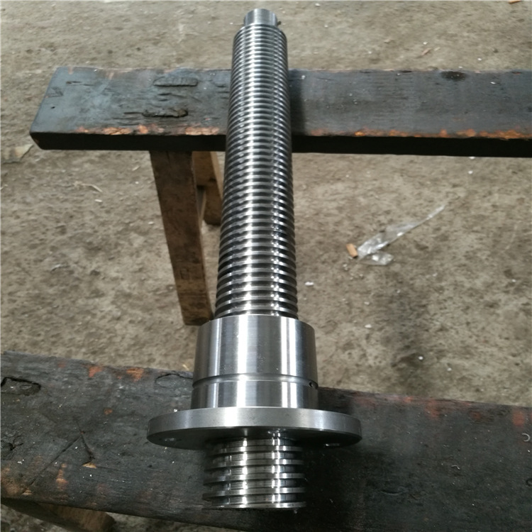 批发定做梯形丝杆螺母套装加工tr50机床丝杆调质钢丝杆螺母