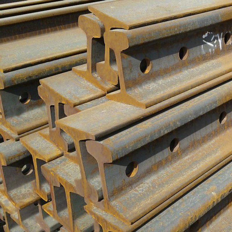 厂家供应道轨55q轻轨 用于轨道交通p30 p24 旧道轨 铁路轨重轨-阿里巴