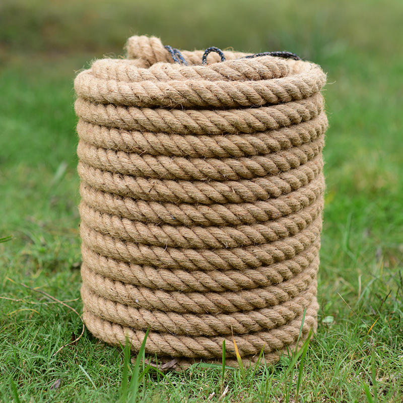 厂家批发麻绳装饰拔河粗绳子船舶缆绳