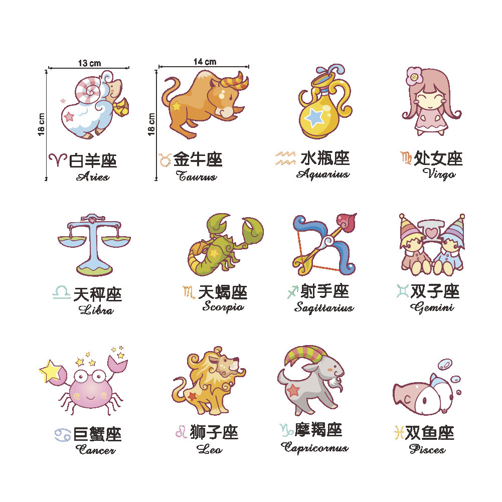 4、十二星座共有12張圖片誰有十二星座的圖片?如果你想要這個,所有的十二張圖片