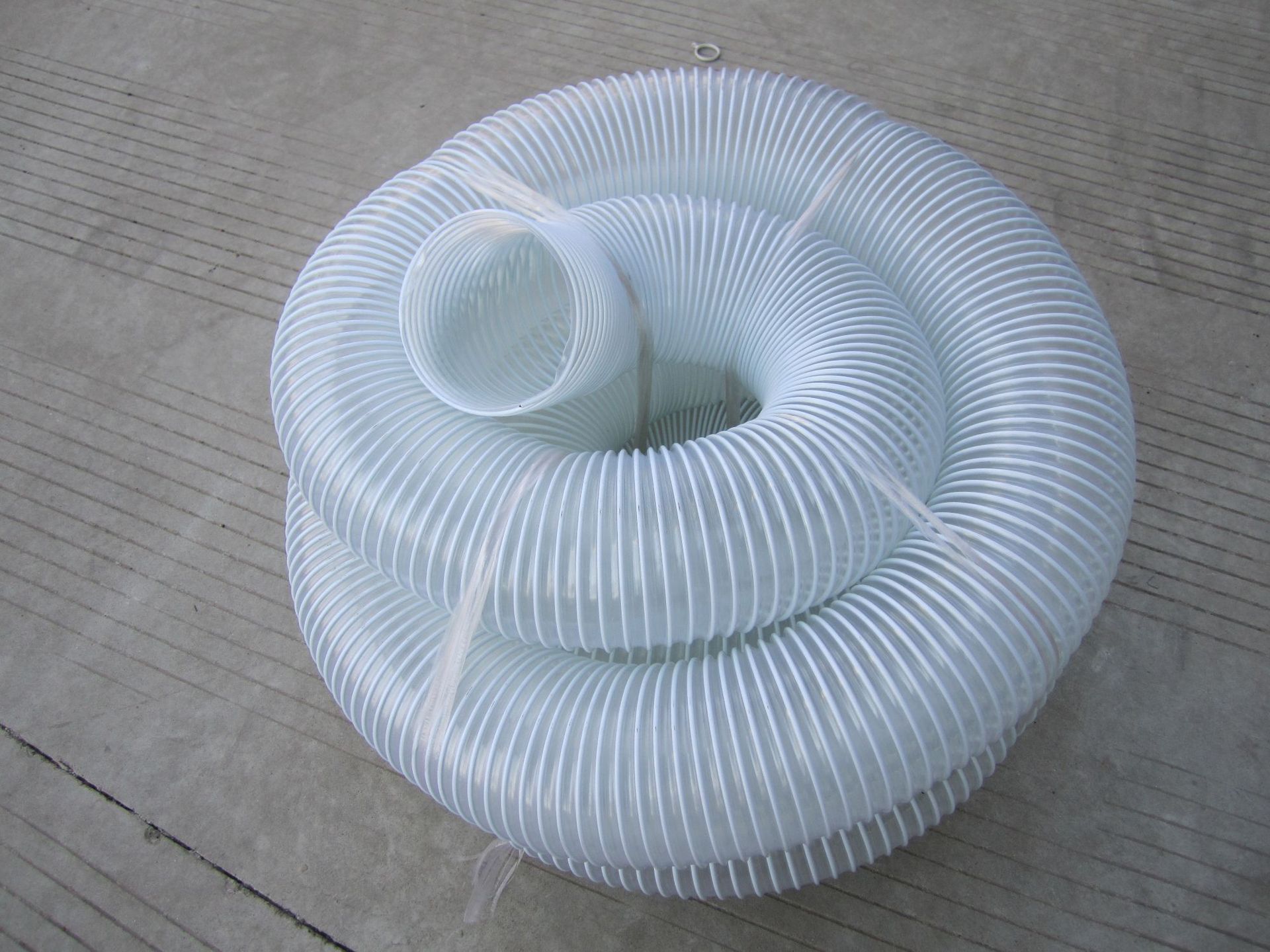 pvc透明钢丝软管排风吸尘抽油烟塑料伸缩管抗压工程输水排污耐磨1