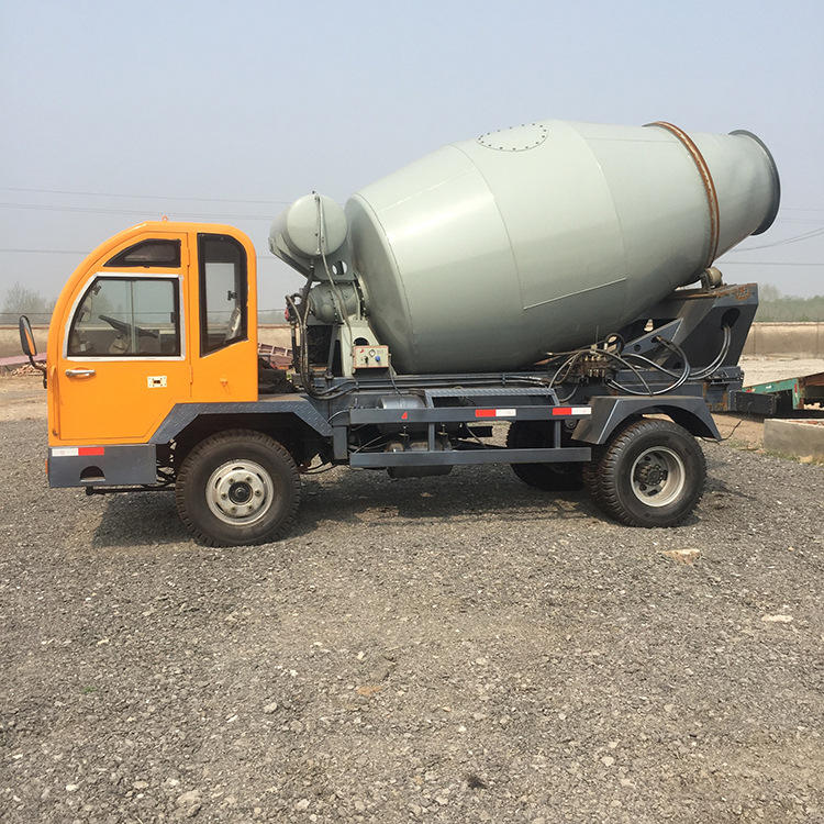 骏熙滚筒强制混凝土搅拌机 小型搅拌车2方搅拌车厂家供应