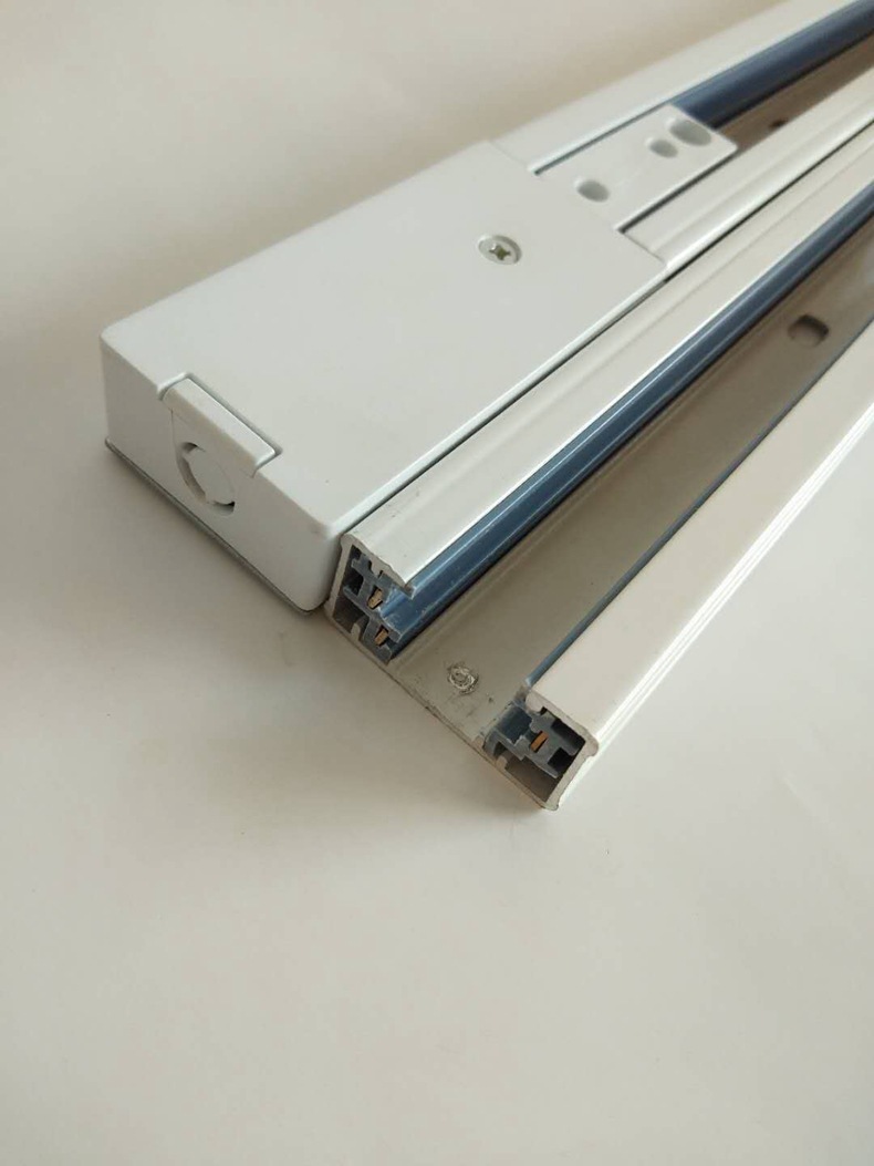 三线轨道条 led轨道射灯导轨条 全铜加厚 pc阻燃 工程首选