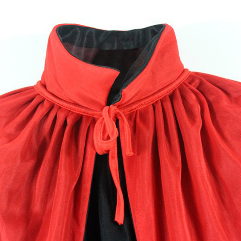 死神披风 万圣节双层立领带帽节日派对巫师吸血鬼斗篷cosplay服装