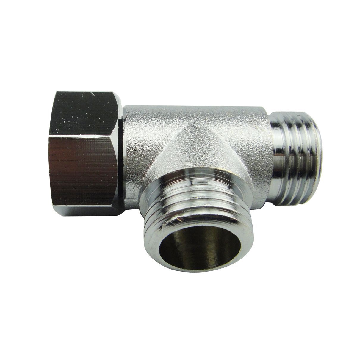 4分内外丝活接三通弯头直接热水器铜三通活接头水管接头