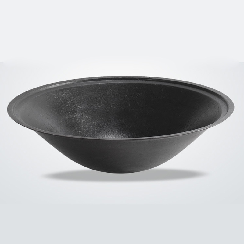 凹面电磁炉大铁锅汤锅老式铸铁锅柴火锅生铁尖底锅炖锅商用大炒锅