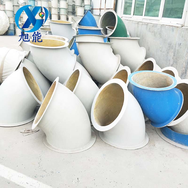 玻璃钢60度弯头经久耐用 直径280/315/355mm玻璃钢风机弯头防雨罩