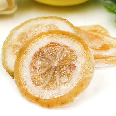 即食蜂蜜柠檬片80g独立包装 水果干蜜饯水晶柠檬片袋装一件代发