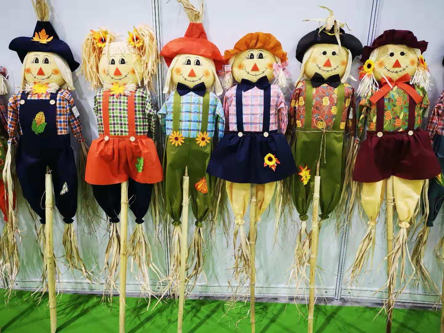 丰收节稻草人,万圣节鬼节草人,havest decoration-阿里巴巴