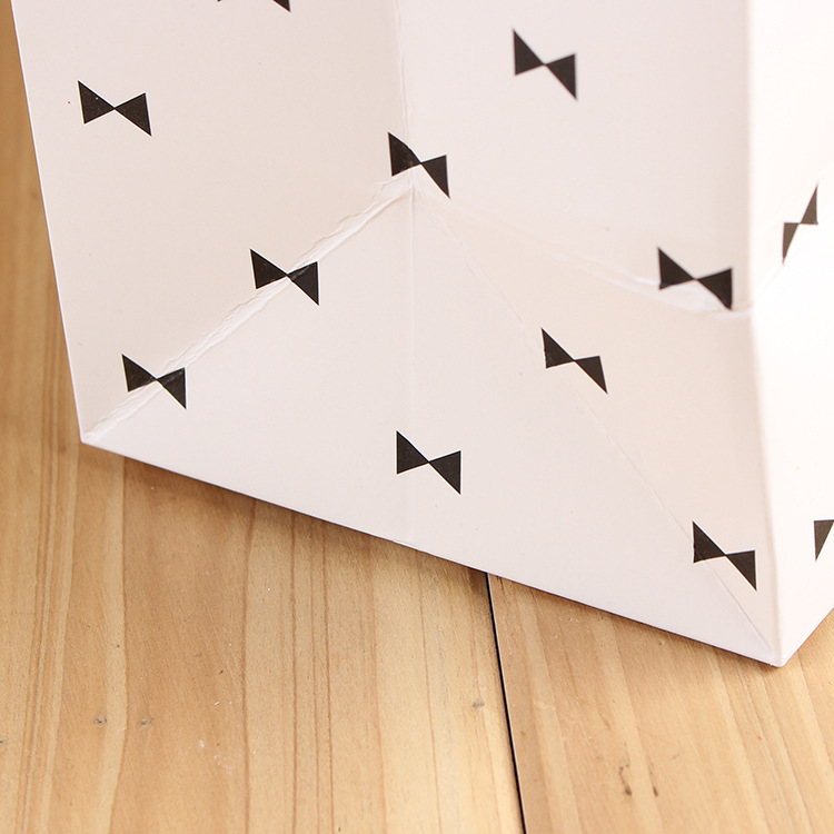 厂家专业生产白卡纸手挽袋 简约清新礼品手提袋 礼物包装袋定做