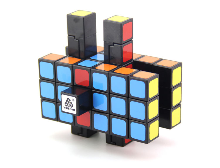 智力乐园超336立体魔中魔黑色 品质比赛规格魔方 彩盒包装魔方