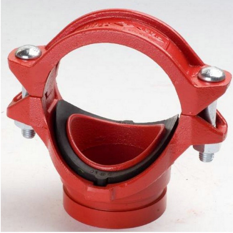 厂家供应沟槽机械三通 消防工程专用沟槽管件 消防卡箍管件