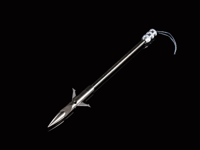 厂家直销 新款射鱼镖 深水鱼枪弹弓不锈钢鱼箭狼牙无缝飞鲨射鱼镖