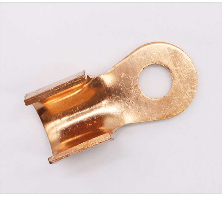 永固金具 紫铜国标ot开口鼻铜接线端子铜鼻子 铜线鼻铜线耳铜管鼻