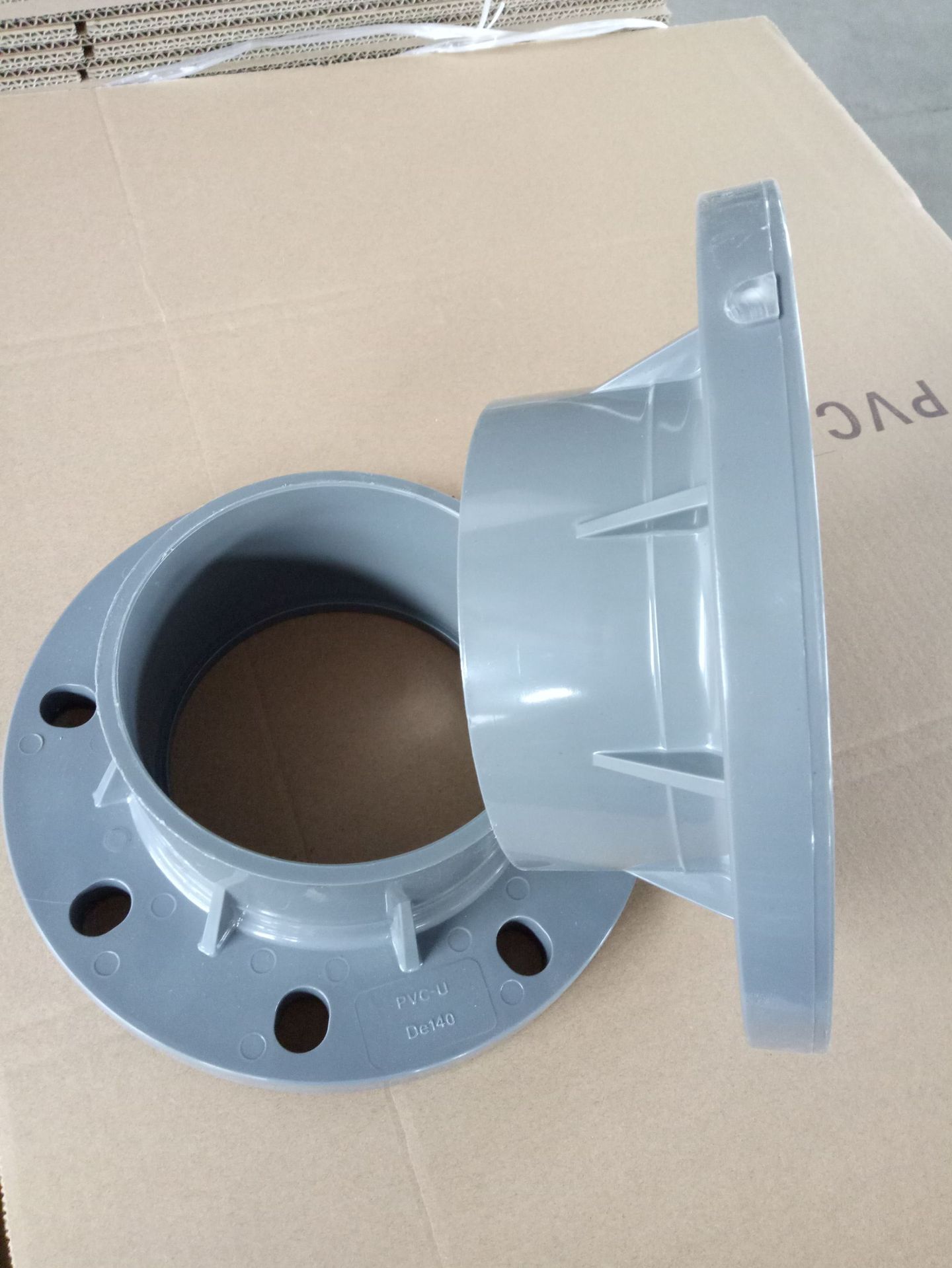 江苏盐城批发140upvc法兰 160upvc法兰 dn125upvc法兰 胶水粘接-报价-