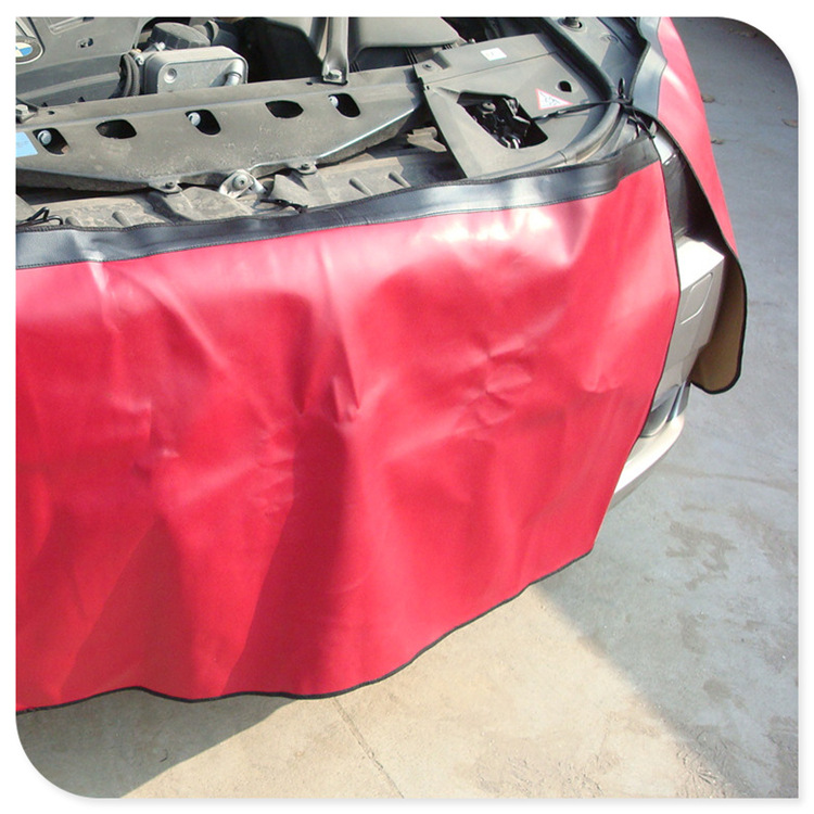 水洗皮防划叶子板护垫 汽车维修用翼子板皮革叶子板保护垫中号