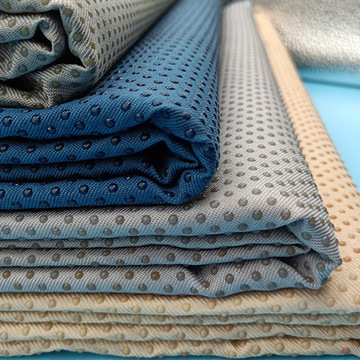 斜纹制服呢pvc防滑点塑布汽车坐垫婴儿鞋底布料宝宝鞋底防滑布