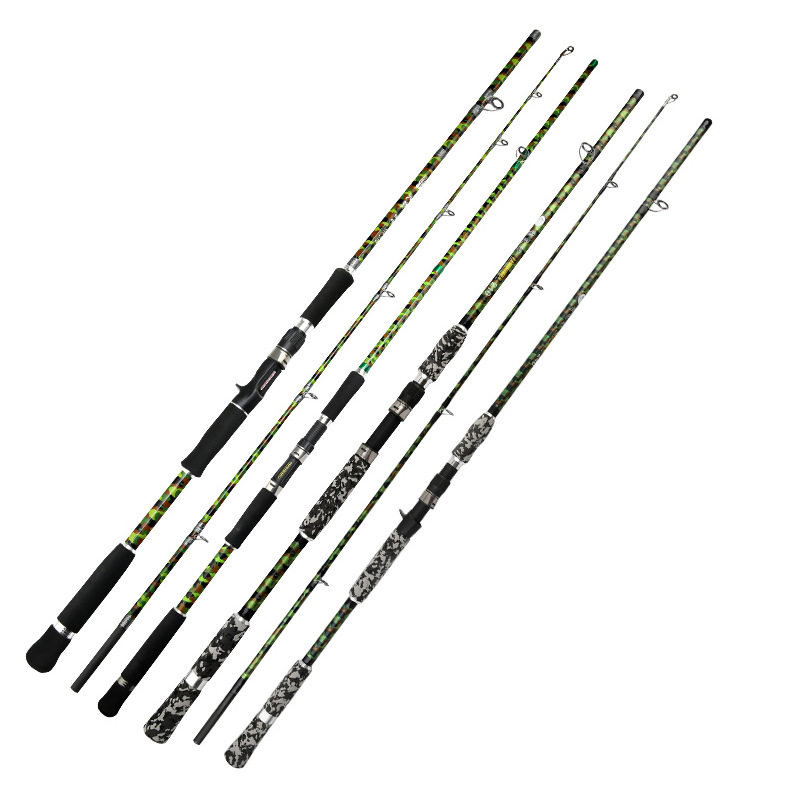 雷强竿路亚竿 xh调黑鱼竿碳素硬调钓鱼竿跨境渔具套装超硬路亚杆