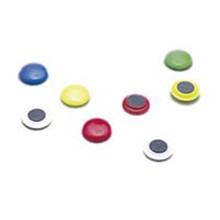 供应笑脸白板磁粒 玻璃透明彩色塑料磁钉 30MM蘑菇形强力磁铁扣
