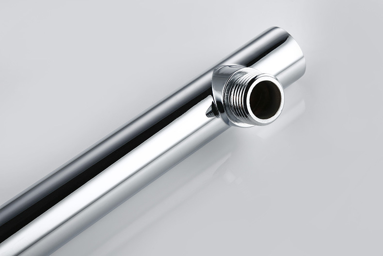 全铜圆形入墙花洒杆顶喷管sa5102 批发定制