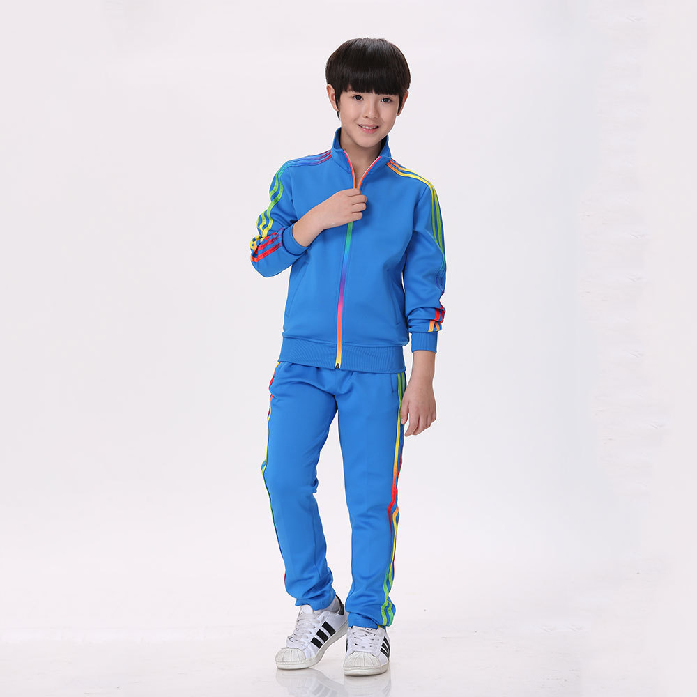 运动套装男女运动会服装新款秋冬季户外晨跑团队跑步服活动衫外套