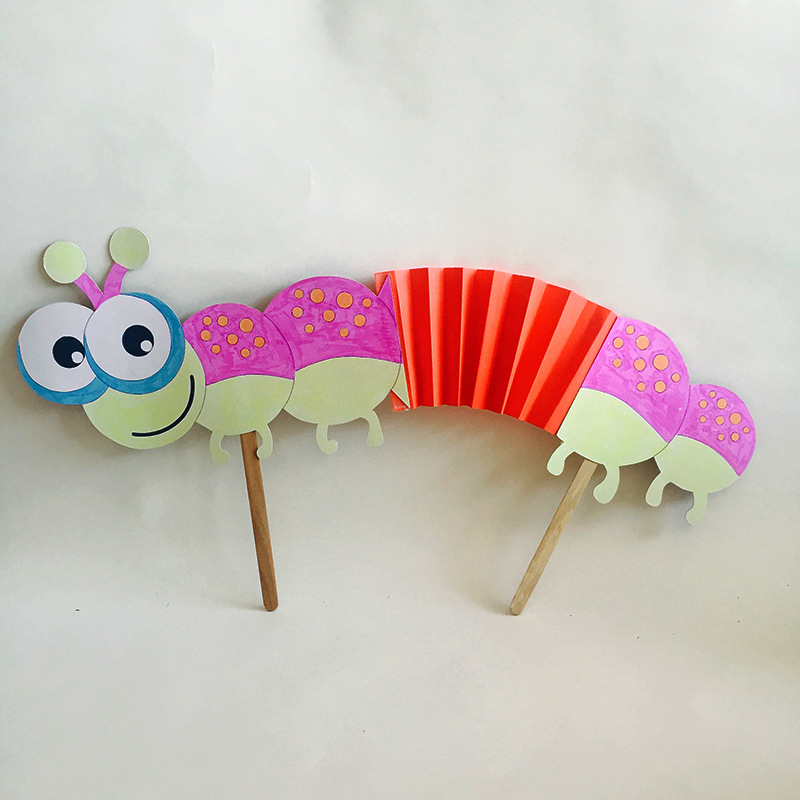 一起舞龙 幼儿园手工制作玩具儿童创意益智粘贴画 diy材料包批发