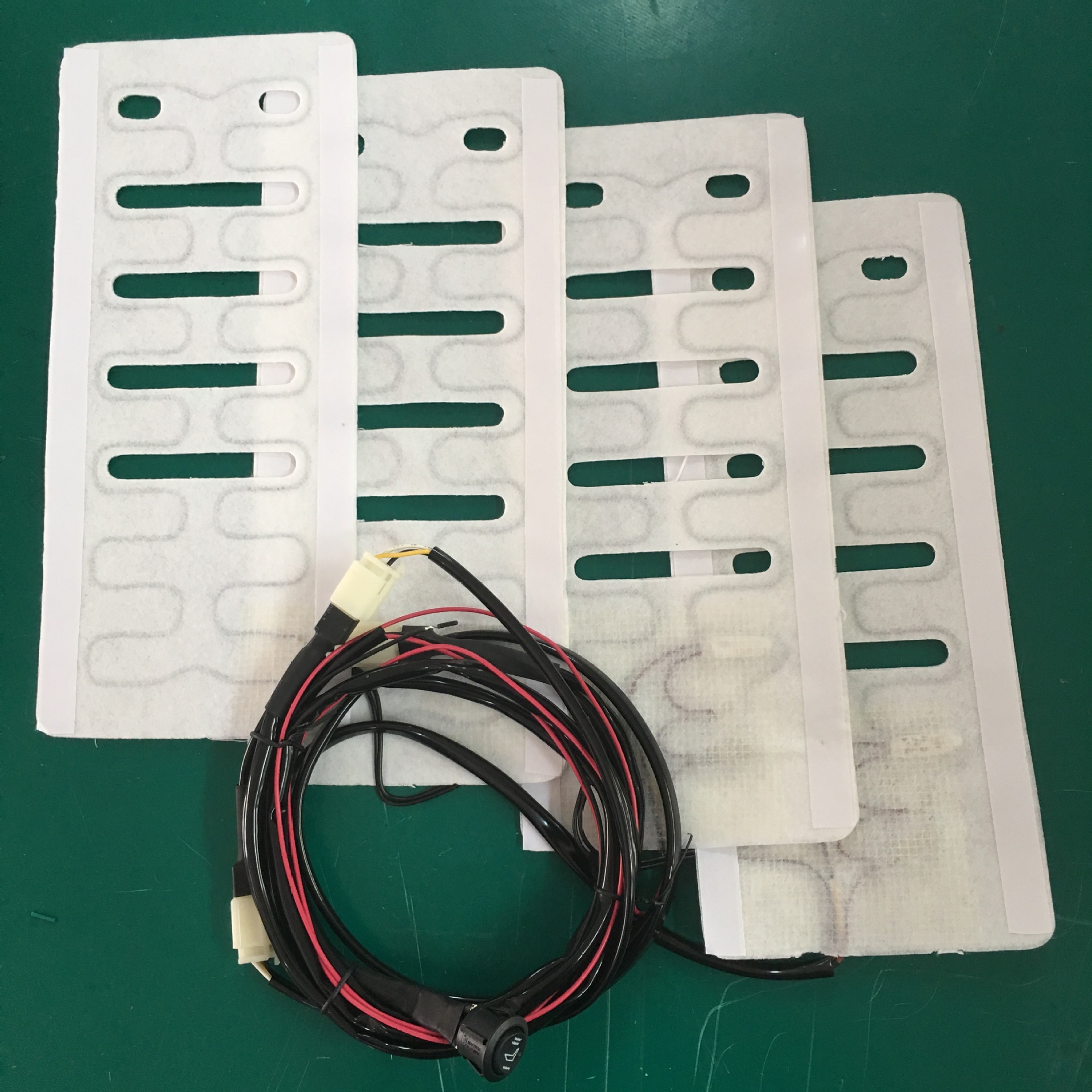 工厂定制汽车座椅加热垫合金丝碳纤维内置式电加热卡车坐垫发热片