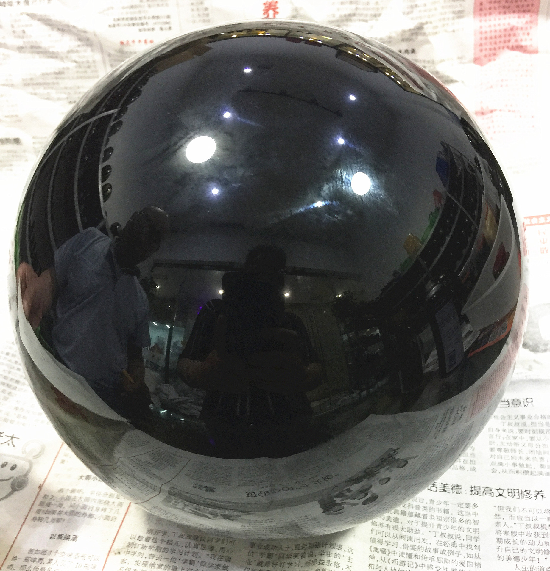 批发 天然水晶球 天然黑曜石球 黑曜石球摆件 风水摆件