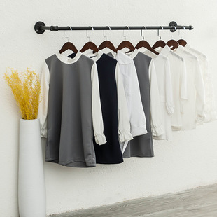 新款服装店上墙服装架加厚创意上墙挂衣架卖衣服架子展示架直销