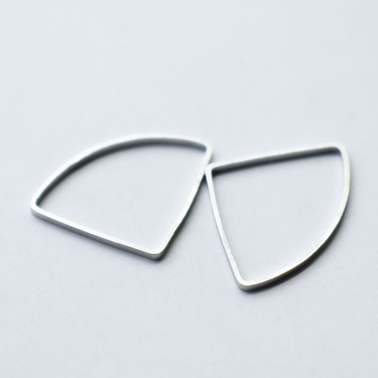 扇形半圆形挂件21*15mm配饰项链服饰鞋饰diy饰品配件