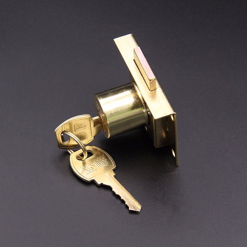 老式办公桌22抽屉锁文件柜锁家具锁衣柜柜门锁加长柜台床头柜锁