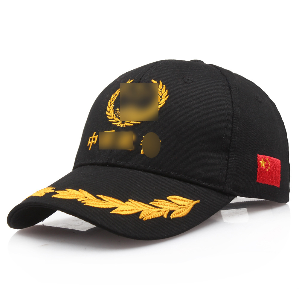批发纯棉棒球帽 短檐帽刺绣爱国纪念帽翅膀飞行员帽子