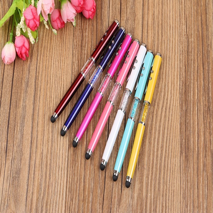 新美制笔多彩双色光触屏金属激光笔广告推销售楼指示笔可定制logo