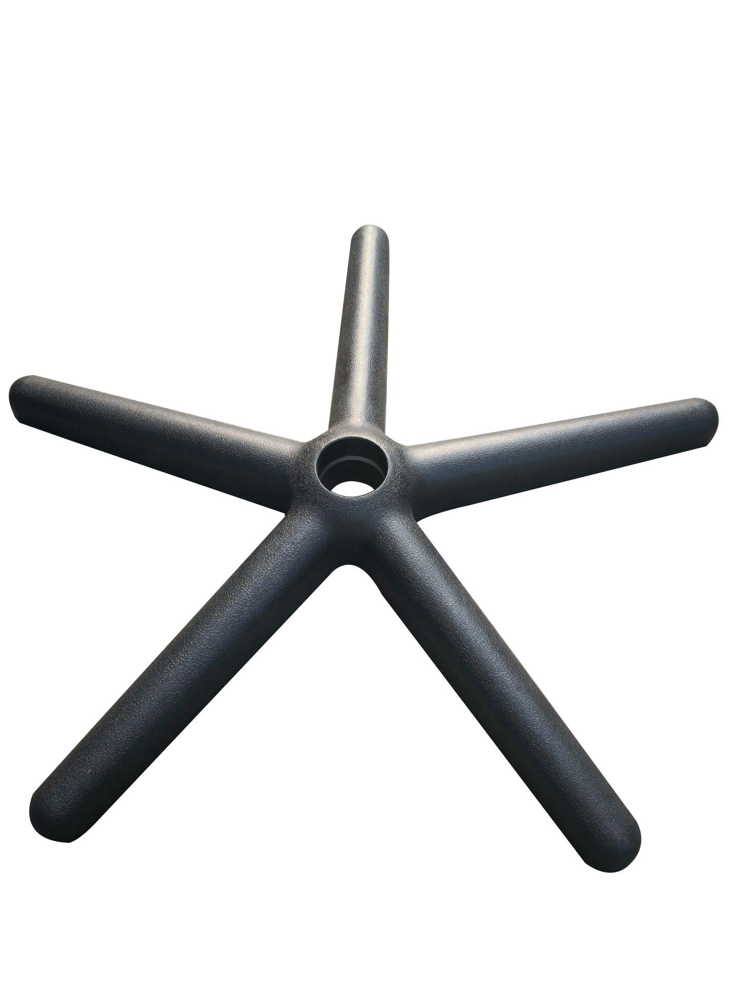 工厂直供外贸尼龙五星脚 塑料五爪脚 滑轮脚 办公椅脚