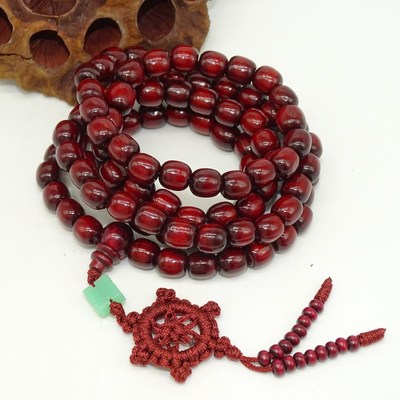 新款佛珠万字结手串饰品 108颗汽车档位珠内饰小摆件 厂家直销