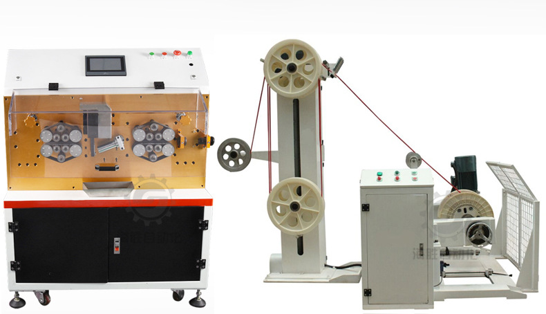 新能源电缆放线机自动送线机立式张力架大平方护套电缆同步裁线机