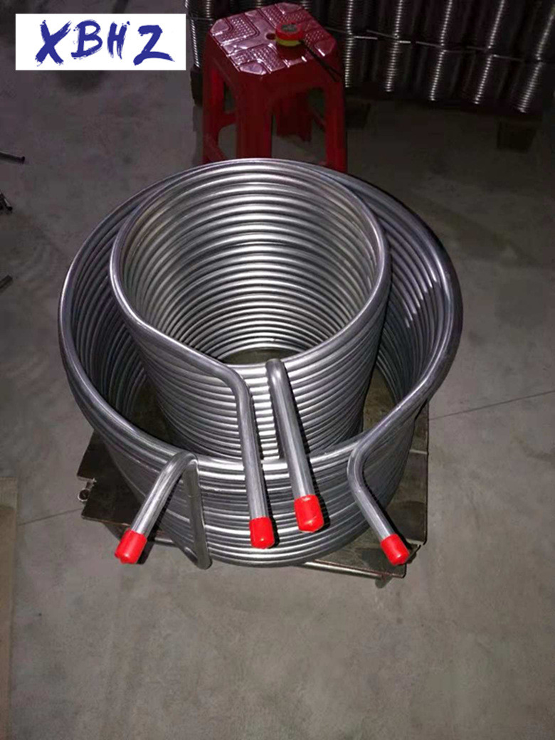 厂家定做热交换盘管激光冷水机盘管自酿啤酒冷却盘管饮料设备盘管