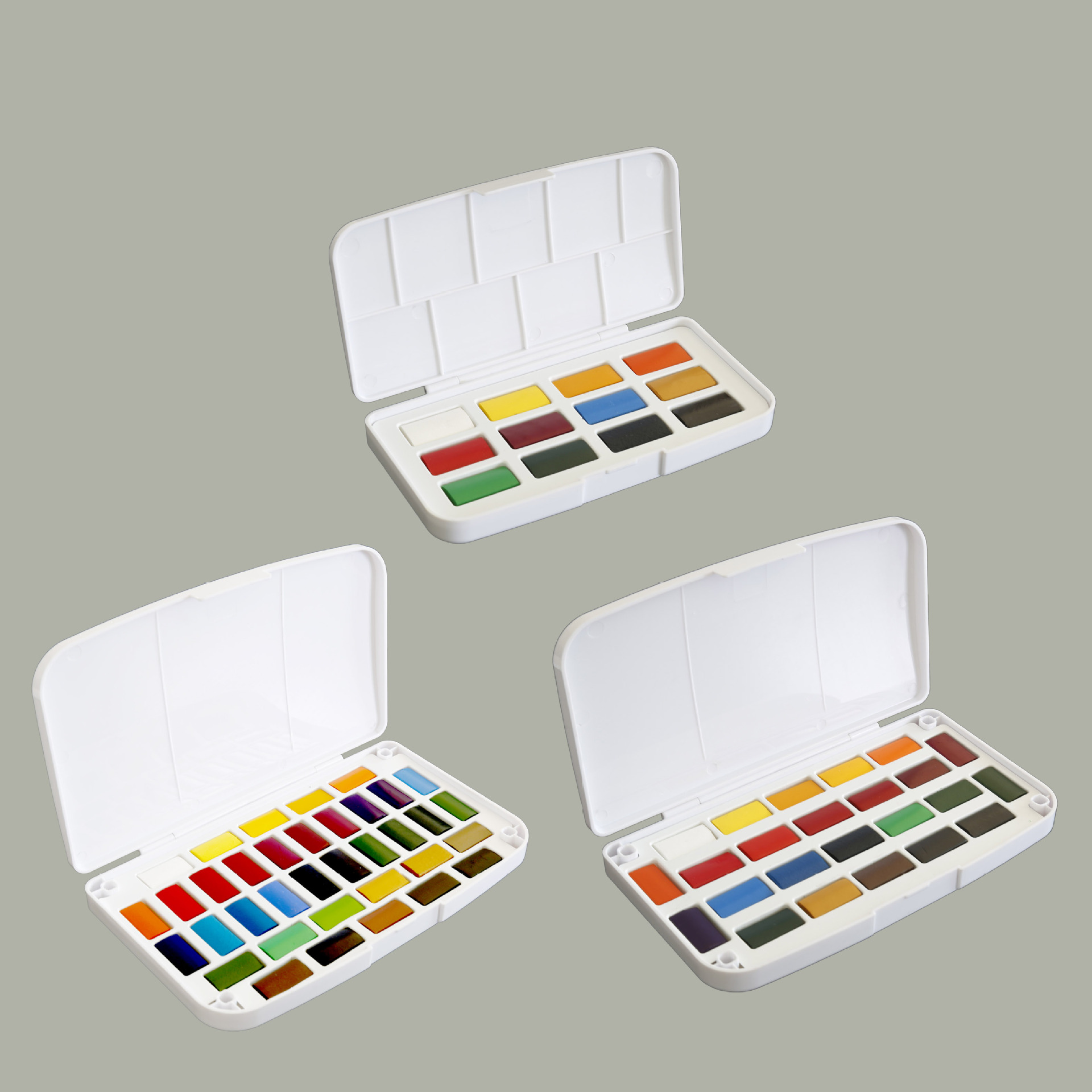 秀普正品固体透明水彩颜料