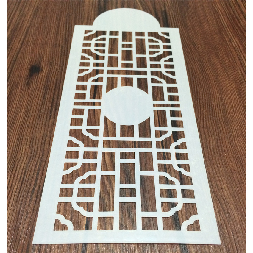 跨境货源花纹图腾蛋糕花边喷花模烘培用具涂鸦绘画喷漆镂空模板