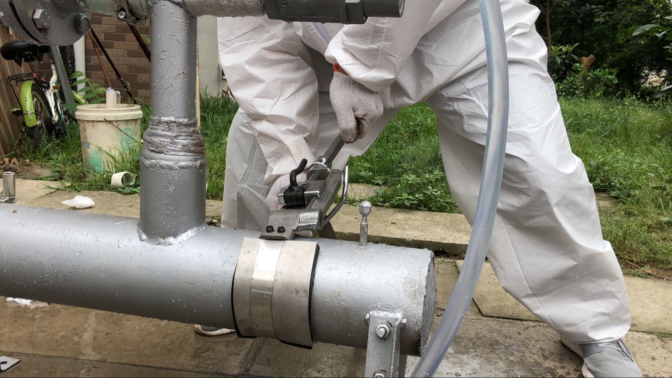 京石牌js-55x304不锈钢带压堵漏器管道堵漏钢带复合型堵漏器2cm