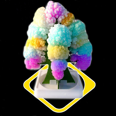 纸制diy玩具 纸树开花系列节日礼品玩具 开花魔法树圣诞树